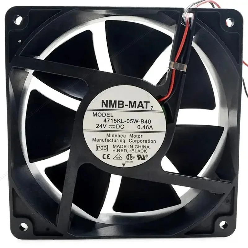 

W For NMB 4715KL-05W-B40 12038 12cm 120X120X38mm DC 24V 0.46A Axial industrial server computer cooling fans