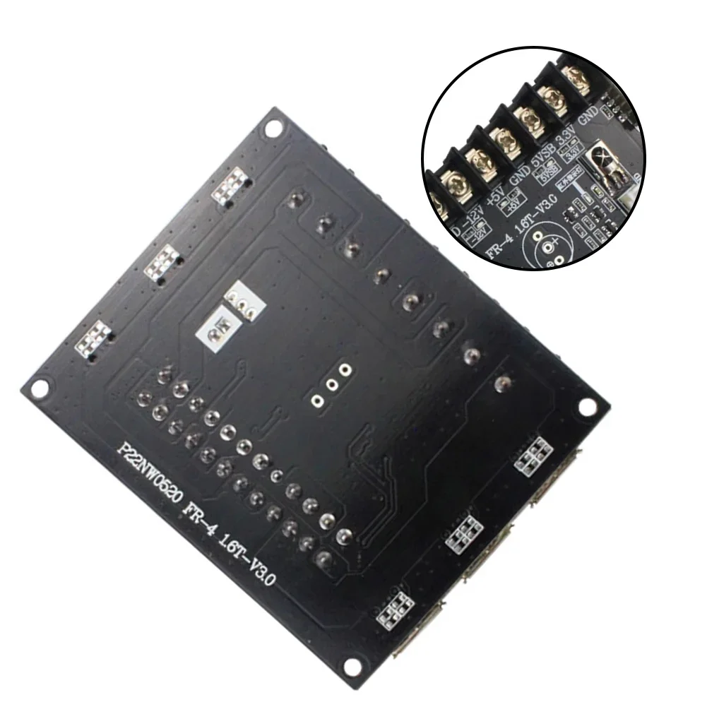 1pc 24-pin ATX Power Distribution Adapter Supports 12V-12V 5V 5VSB 3.3V ATX Power Supply Distribution Board With Infrared