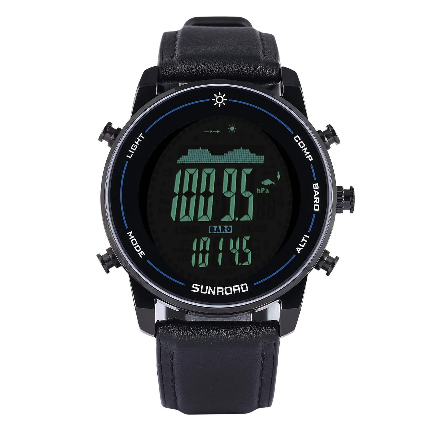 

Smart Waterproof Air Pressure Monitoring Thermometer Climbing Outdoor Sports Watch