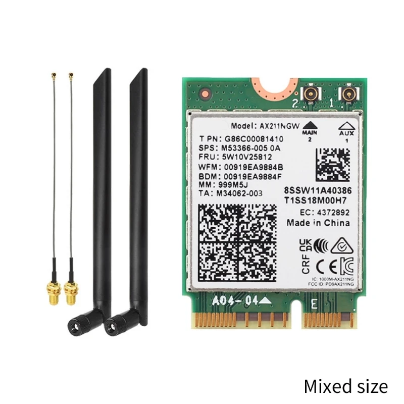 Модуль WIFI-WIFI6E 2,4/5/6G трехдиапазонная беспроводная сетевая карта CNVio BT5.3 Прямая поставка