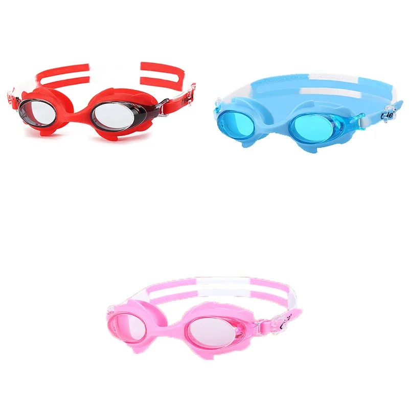 

1 Pcs Cartoon cute children's small frame professional swimming goggles with high-definition waterproof and anti fog properties
