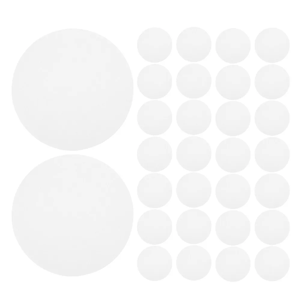 100Pcs Round Drawing Cardboard Blank White Paper Drawing Painting Craft Supplies for Kids Colored Cardstock Paper