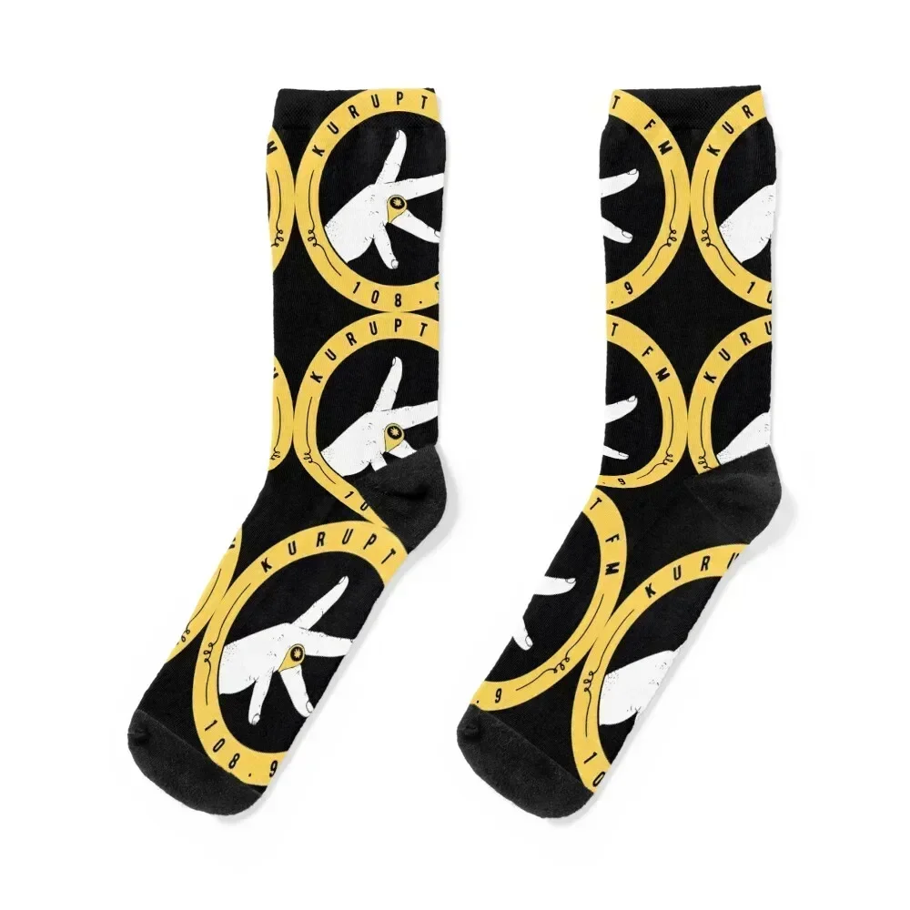 

KURUPTFM, KURUPT FM 108.9 Socks cycling Stockings man moving stockings Men Socks Women's