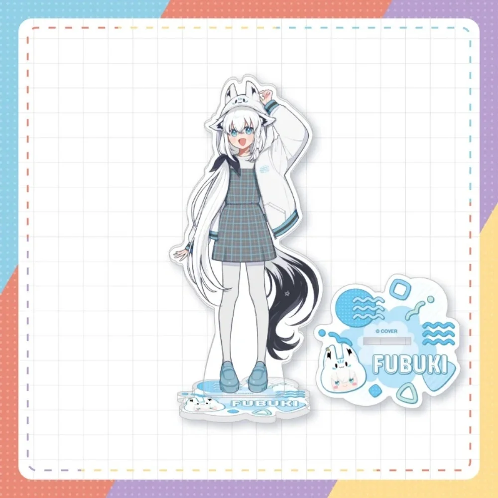 Anime Hololive Gamers Acrylic Standee 15cm Fubuki Mio Okayu Korone Figure Desktop Model Plate Christmas Birthday Gift Keychain