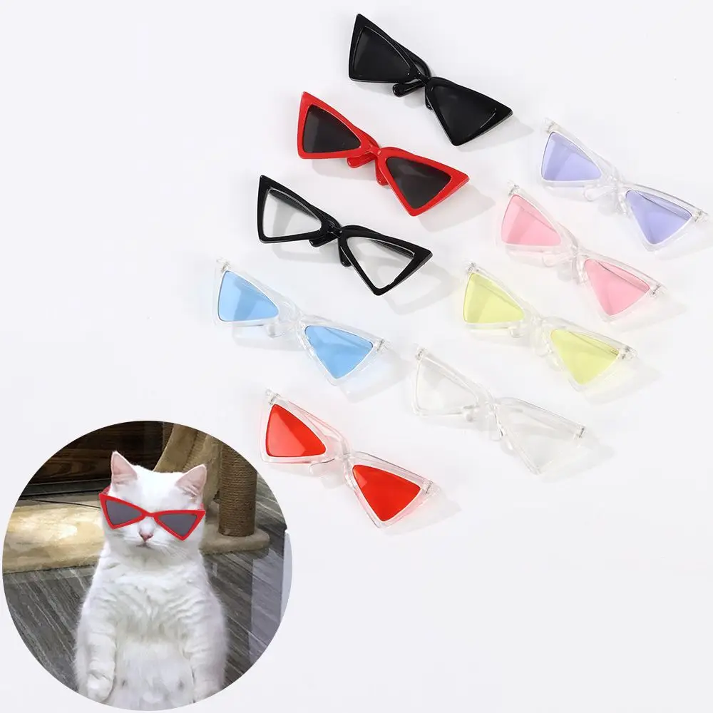 Optionally Cools Photograph Props Multicolor Pet Eyeglasses Cat Glasses Square Glasses Dog Sunglasses