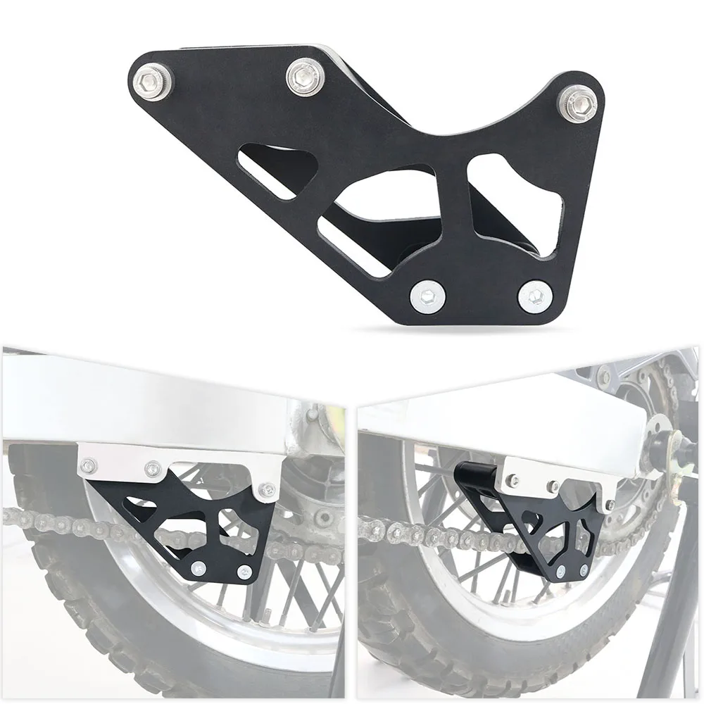 

Motorcycle Chain Slider Guide Guard Black Fit For Suzuki DR650 DR 650 1996-2021 2022 Sprocket Chain Cover Protector Protection