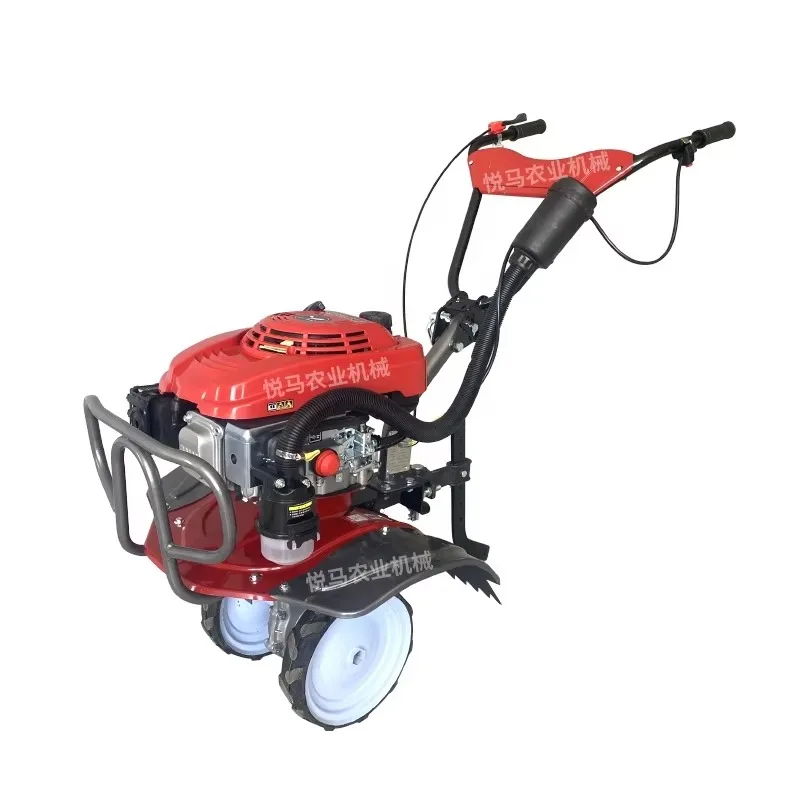 

Small Power Tiller Cultivating Machine Rotary Micro Tiller Cultivator Mini Plough Tillage Machine With Engine