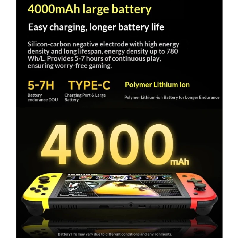 Q960 Handheld Game Console Open Source 4000mah Type C Retro Gba Arcade Dual Player Connect To Tv Home Gift For Boyfriend Husband