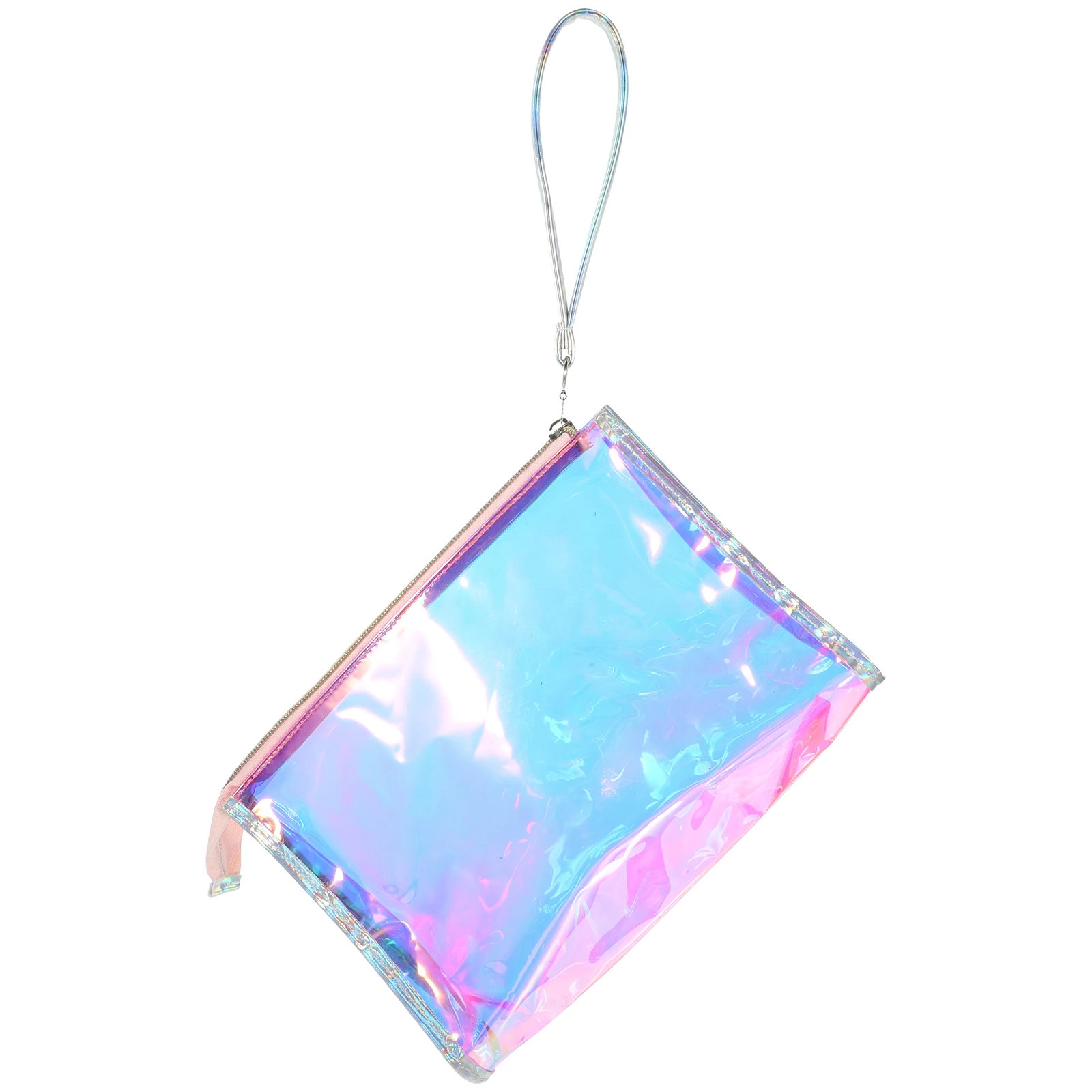 

Holographic Bag Waterproof TPU Travel Makeup ganizer Small Colorful Zipper Storage Beauty Case Accessories