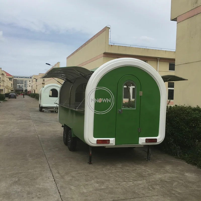 Chariot de nourriture multifonctionnel personnalisé, voiture alimentaire, camion de nourriture, nouveau design, 4m de long