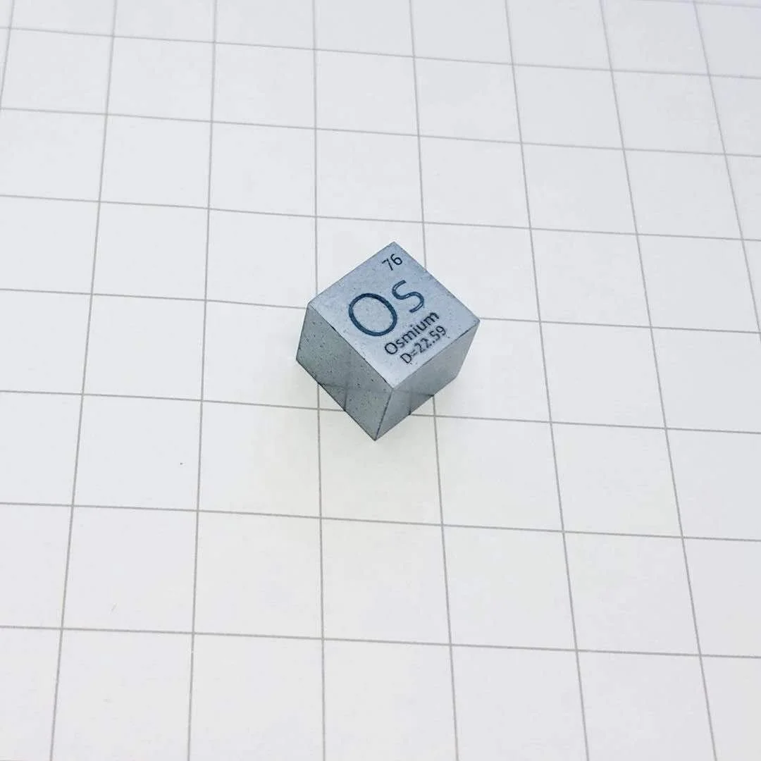 99.95% Purity 21.0g for Element Collections Osmium Pellet Osmium Ingot/Osmium Target Osmium Cube 10mm