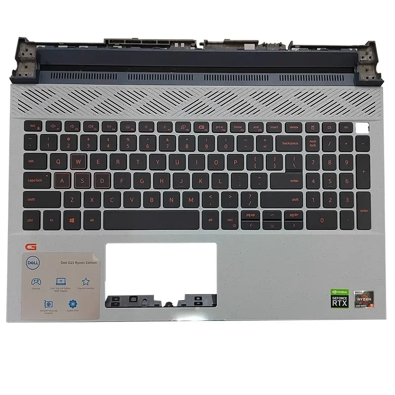 Original Keyboard For Dell Gaming G15 5510 5511 5515 5520 5521 5525 Laptop top Case C Cover Case Palmrest Keyboard 04XJ3D