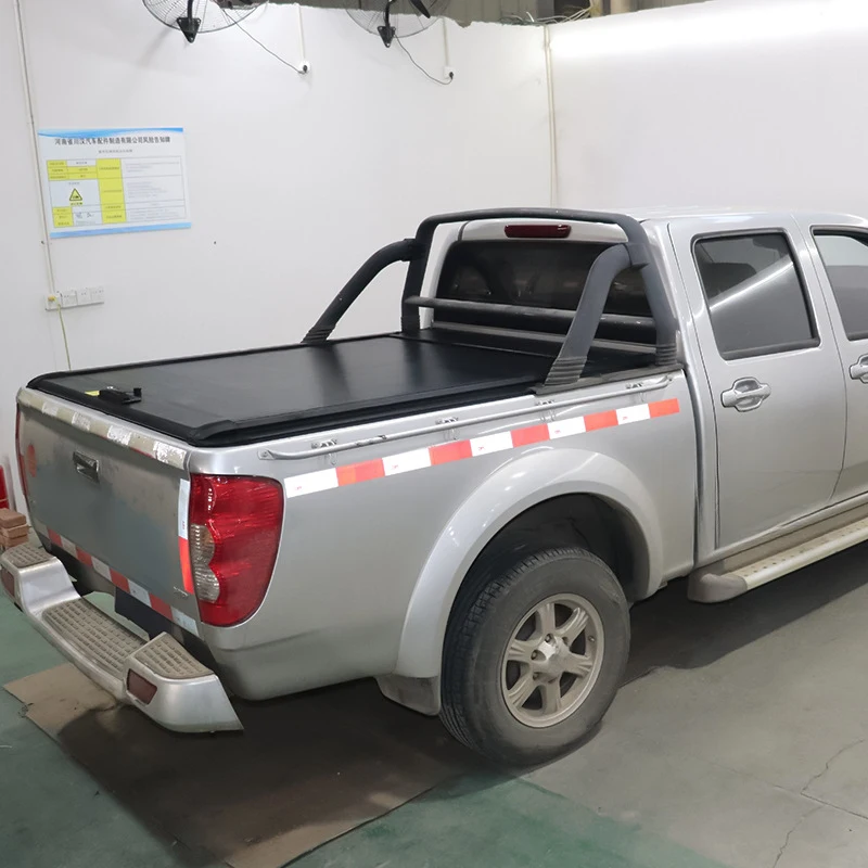 

retractable tonneau cover、pickup truck bed cover、roller shutter lid、manual roll up cover、waterproof tail box cover、4X4