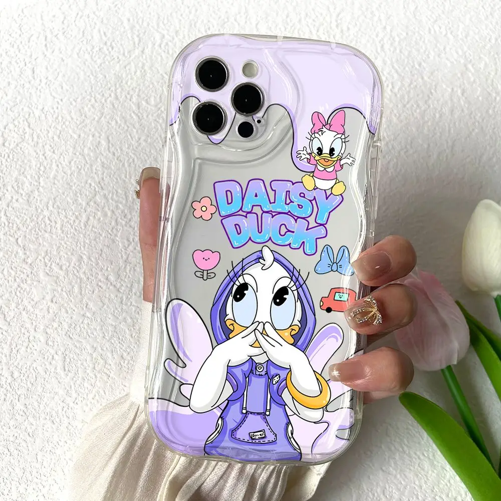 Mickey Stitch Donald Phone Case for Oppo Realme C67 C65 C55 C35 C33 C31 C21Y C20 C15 12 11 10 8 7 6 Pro Plus 4G 5G Creamy Cover
