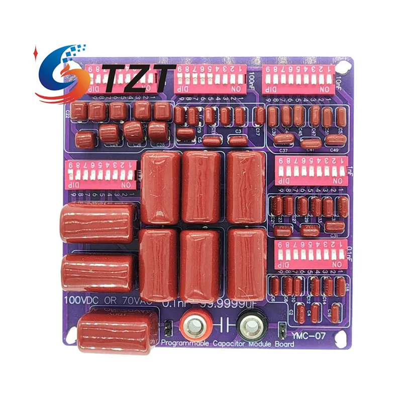 TZT YMC-07 100VDC or 70VAC 0.1nF to 99.9999uF Programmable Capacitor Board Module for Multimeters