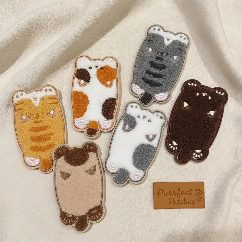 1/6pcs Cute Cat Bangs Magic Hair Paste Stickers No Hair Damage Lightweight Hair Styling Accessories for Makeup Face Washing