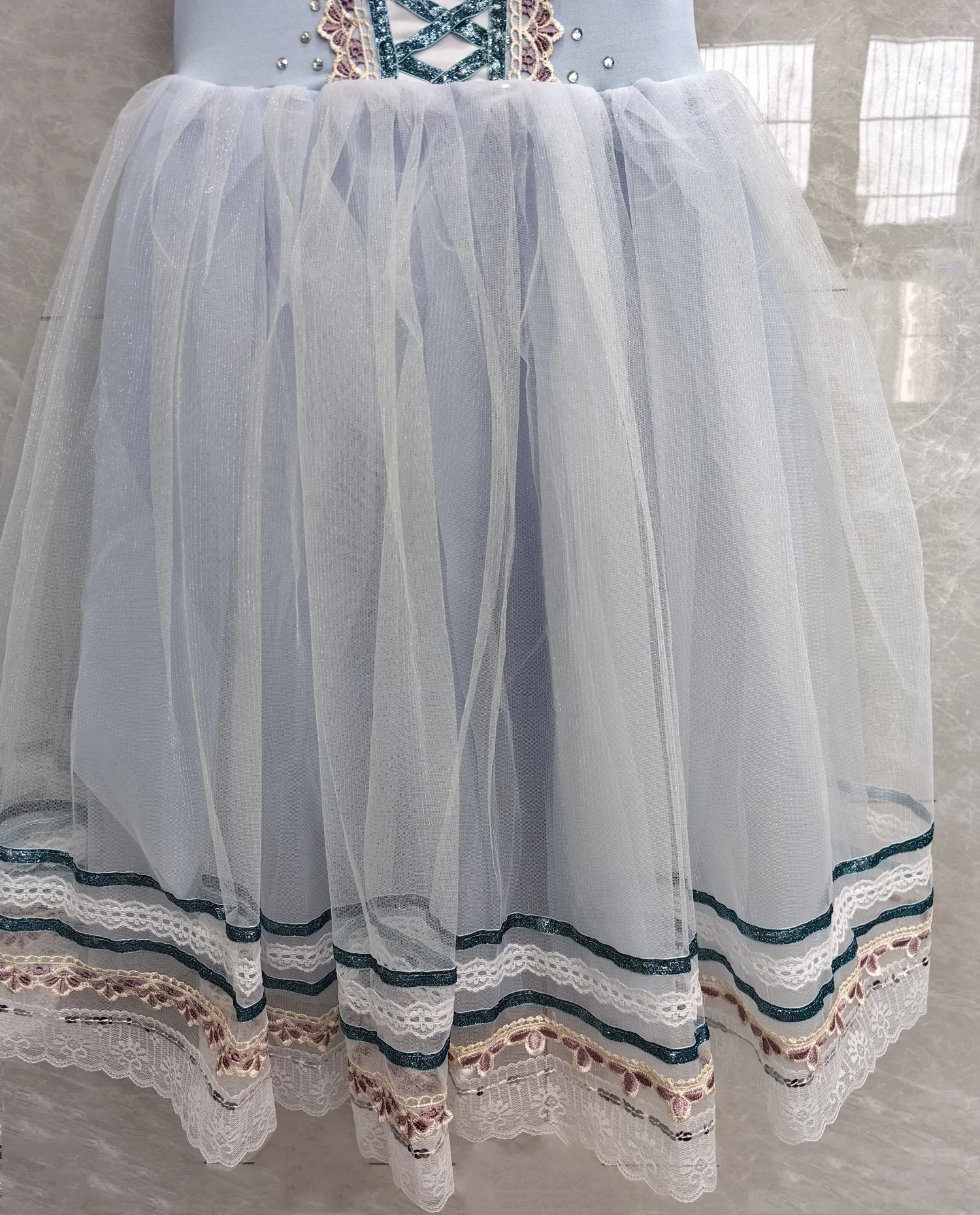 Vestido de balé longo profissional para meninas e mulheres, trajes de dança cisne, vestido Giselle bailarina infantil, tutu romântico, adulto