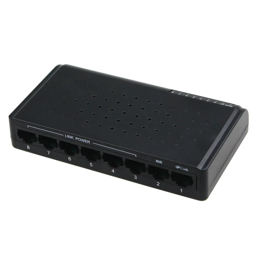 8 Port 100Mbps Non‑Standard POE Network Switch Power Over Ethernet Adapter for IP Camera VoIP Phone AP Indoor Application