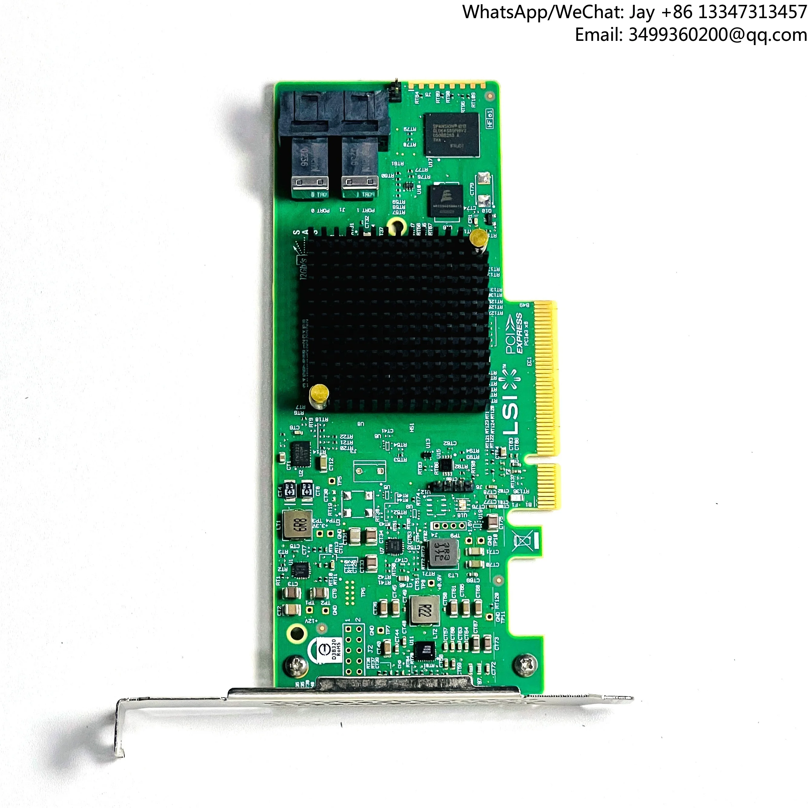 

Lsi Sas 9300-8i Hba Sas3008 12Gb/s SAS/ SATA 8 Port Raid Card Controller