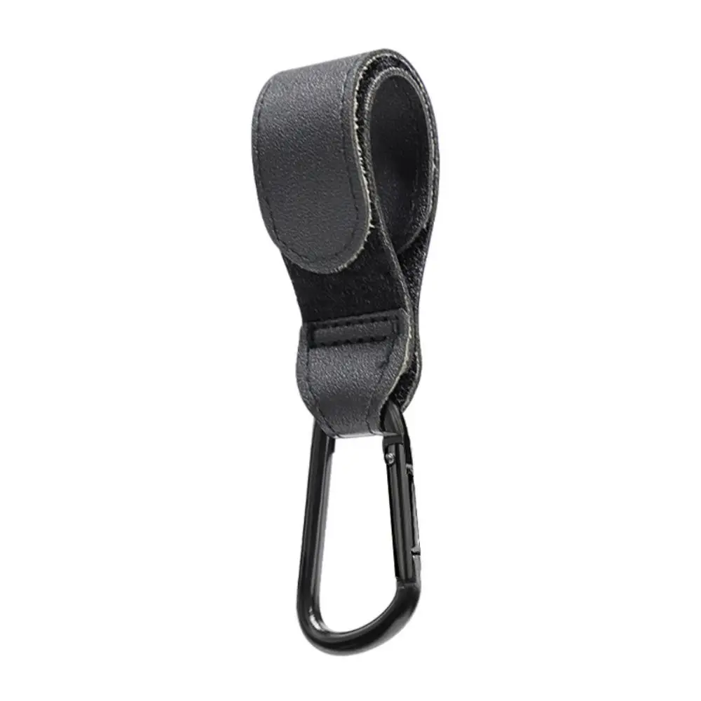

Fashion PU Leather Stroller Hooks Stroller Accessories Organizer Hook Diaper Bag Hooks Adjustable Stroller Hanger