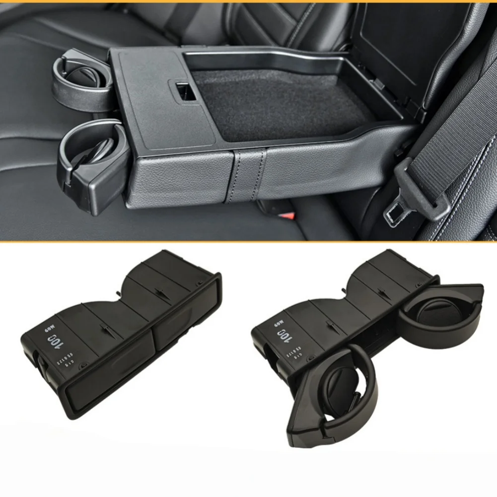 Car Rear Seat Armrest Insert Drinks Cup Holder Drink Rack 0998100213 For Benz C For E260 Auto Accessories