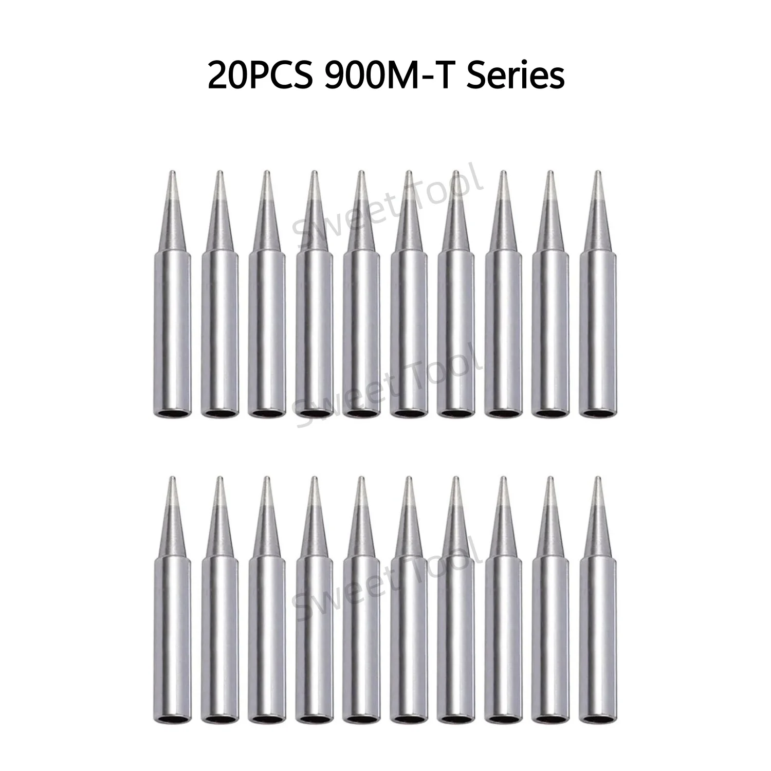 20Pcs 900M-T Soldering Iron Tips Universal Replacement Solder Tips Compatible with Hakko Yihua Stations High Performance
