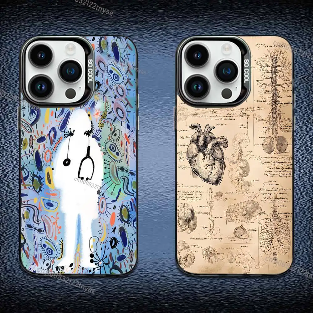 

Paired Couple Funny Cute Boy Girl Phone Case For iPhone 17,16,15,14,13,12,11 Pro Max Plus Colorful Gradient Soft TPU Black Cover