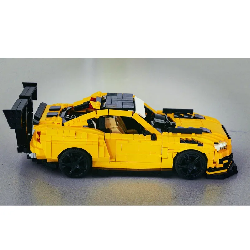 MOC-38065 Yellow Polestar 1 K.S. Edição, Assembleia Sports Car, Building Block Model, Children'sBirthday Presente, Toy Presente