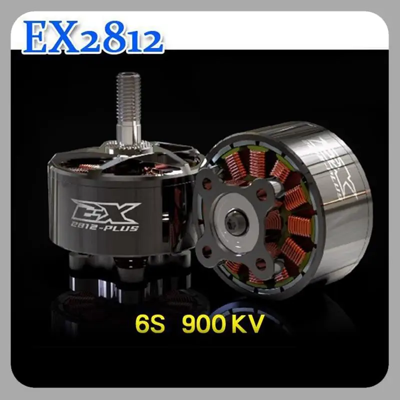 

A46U EX2812 900KV Brushless Motor 4-6S 4Mm Shaft Drone Motor For 9 Inch FPV RC Long Range Cinelifter Large Load Drone
