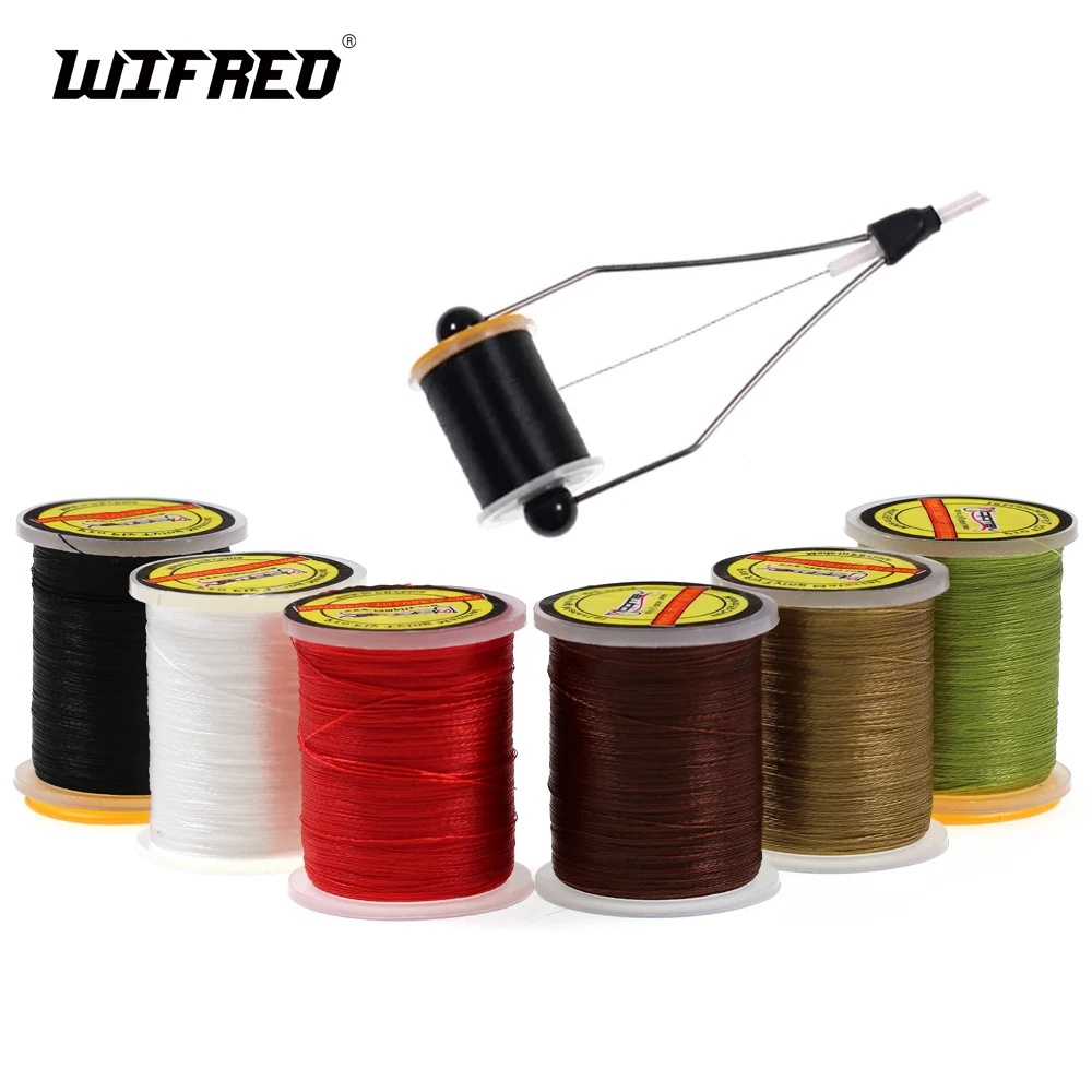 

Wifreo 1PC 50D Fly Tying Thread Floss For Size 16~22 Small Dry Flies Trout Bass Fly Tying Body Line Material White Black Yellow