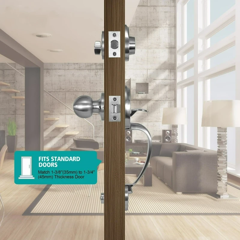 

Европейский двойной дверной замок, внешняя ручка из цинкового сплава ANSI, сверхмощная тяга для основных ворот/дверей виллы