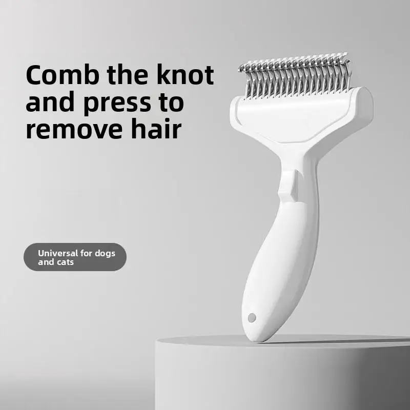 أداة إزالة الشعر المحمولة للحيوانات الأليفة للكلاب، مشط التنظيف الذاتي، منتجات الحيوانات الأليفة، إزالة الشعر الاحترافي للحيوانات الأليفة