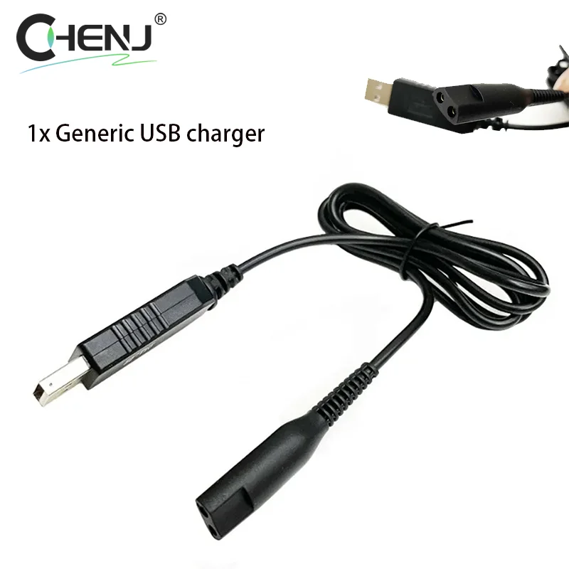 For Braun Shaver Series S3/S5/S6/S7/S8/S9 12V USB Charging Cable Replacement Charger Cord Compatible 3040s 790cc 9090cc 5018s