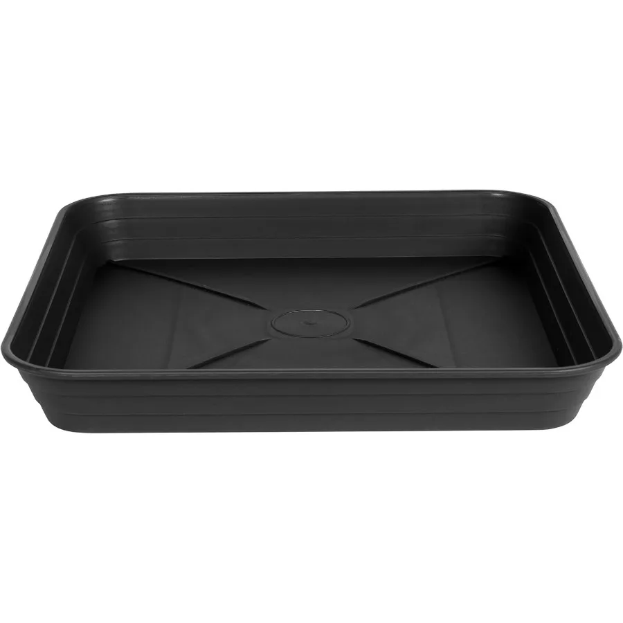 

2 Pack Square Plant Saucer Tray 14 inch Heavy Duty Plastic Plant Saucers for Indoors Outdoor Flower Plant Drip Trays for Pots S