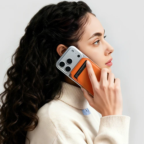 Imagen 2 del producto MARKRYDEN Tarjetero de cuero PU con soporte para iphone Magsafe iPhone17pro