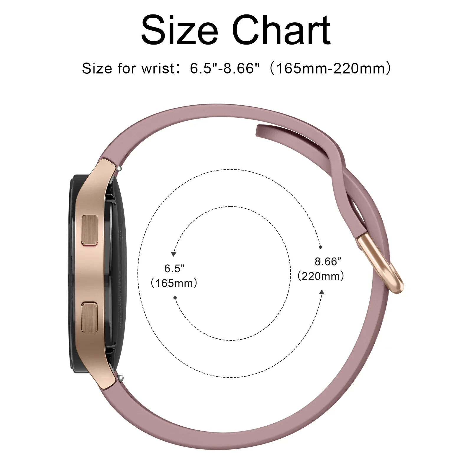 Correa de silicona sin huecos para Samsung Galaxy Watch 4, pulsera de 40mm y 44mm para Galaxy Watch 4 Classic de 42mm y 46mm