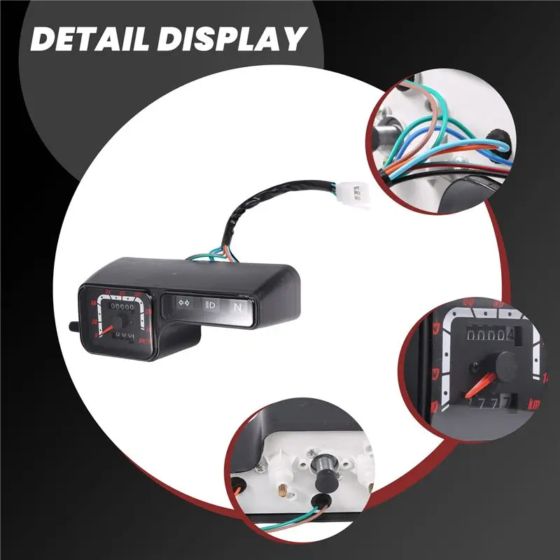 Authentic Motorcycle LCD Digital Speedometer Tachometer Odometer Gauge For Honda XR250 CRM250 BAJA250