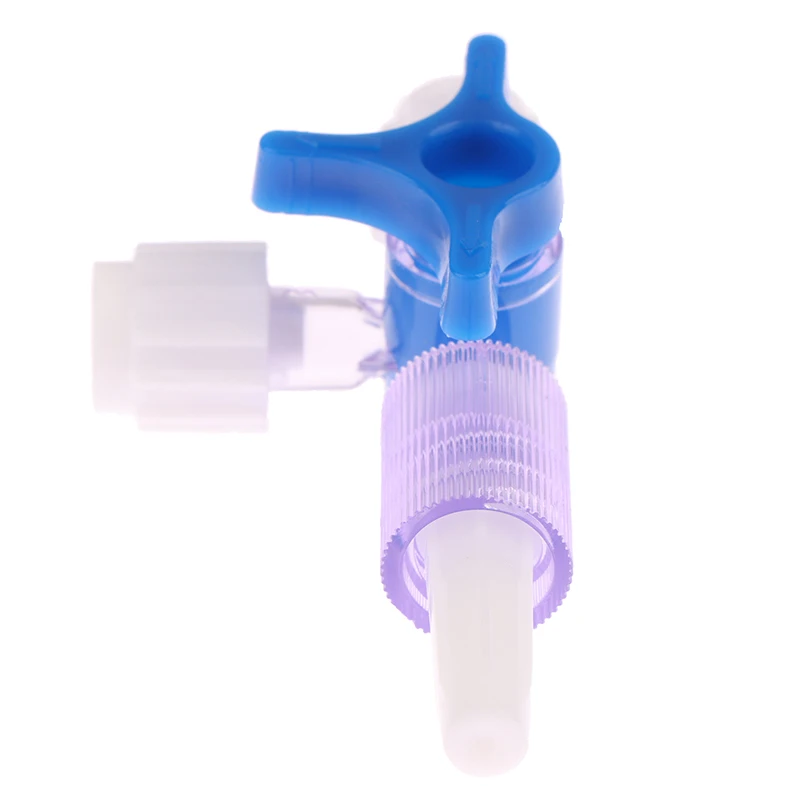 1pcs Plastic Three Way Stop Cock For Clinical Hospital Luer Lock Adapter 3 Way Stopcock Flexible T-connector Extension Tube