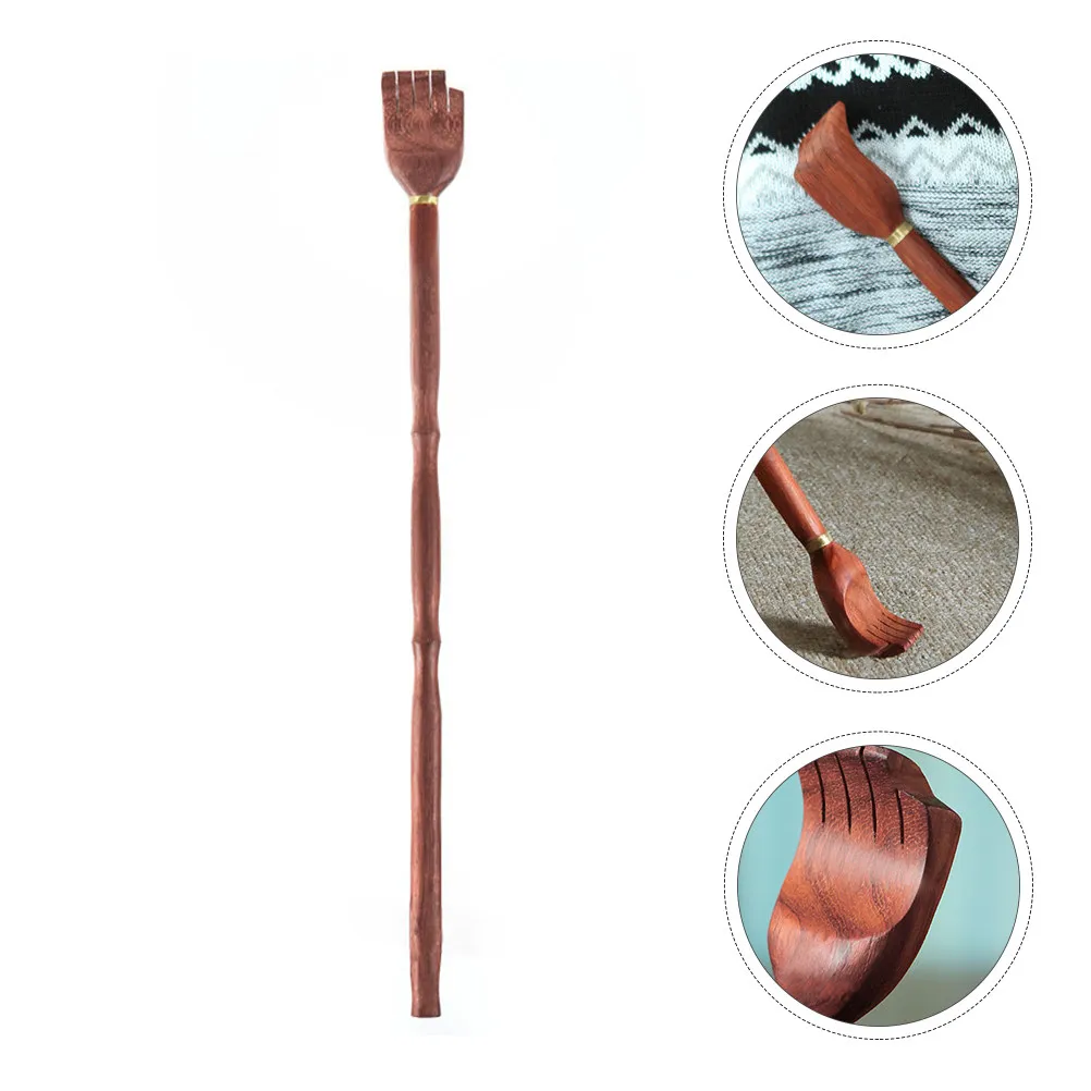 

1Pcs Premium Wood Back Scratcher Durable Safe Portable Perfect for Travel Storage Back Scratcher Wood Massager Wooden Massager