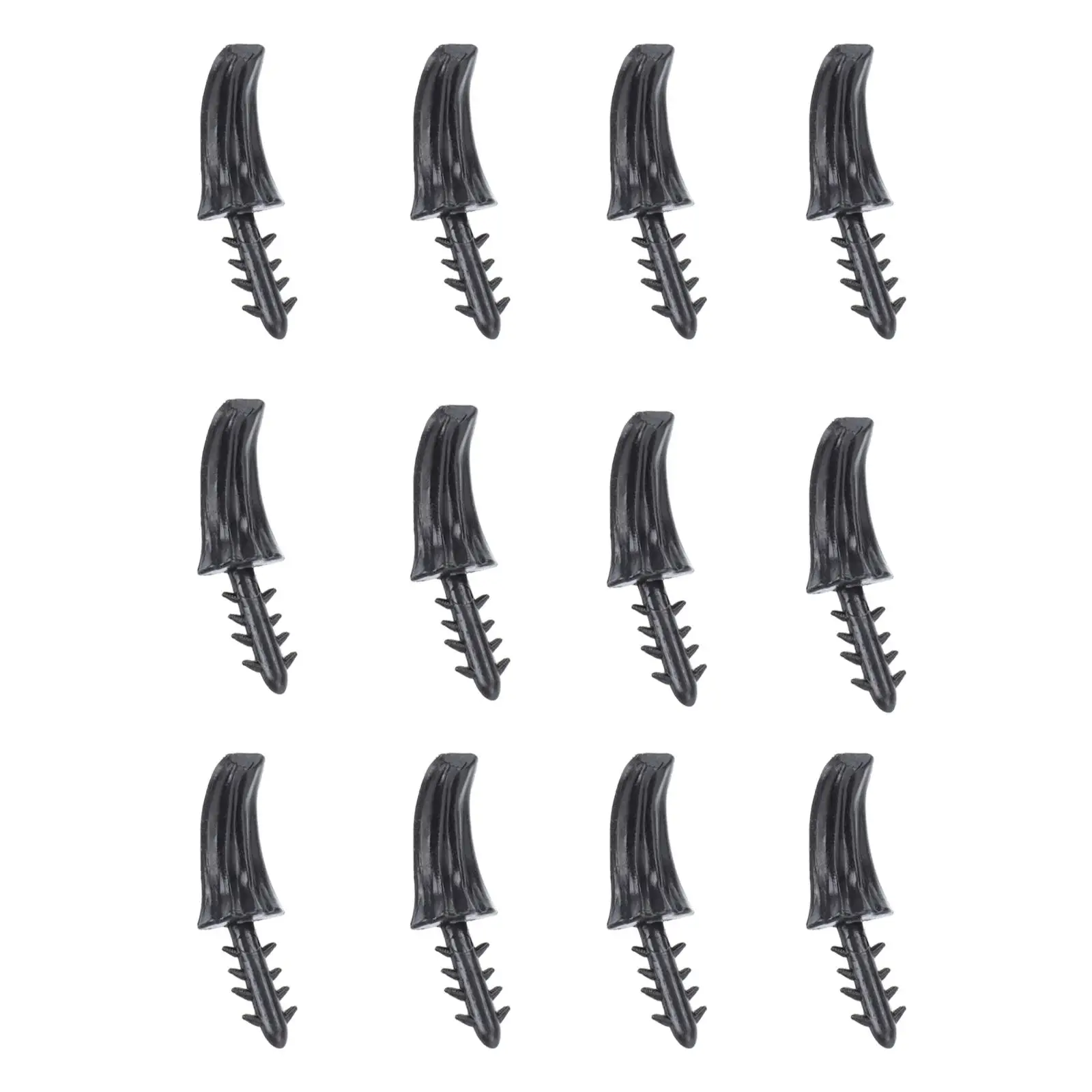 

60pcs Black Plastic Pumpkin Handle Accessories for DIY Crafts Fall Decor Halloween Thanksgiving Supplies Parts