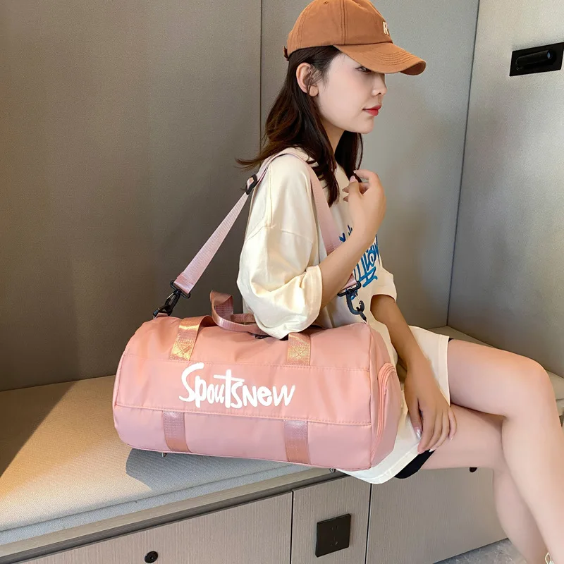 Bolso de hombro impermeable para hombre y mujer, bolsa deportiva cruzada para gimnasio, zapatos de viaje, Yoga, natación al aire libre