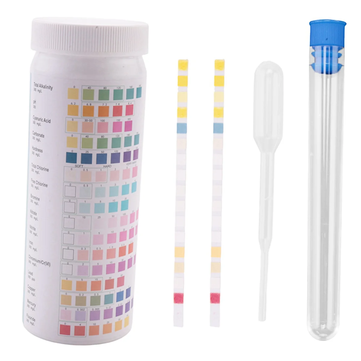 

Water Testing Strips for Drinking Water- EPA Level Home Use, Water Test Strips with Lead, Mercury, Iron, PH, Hardness Rare