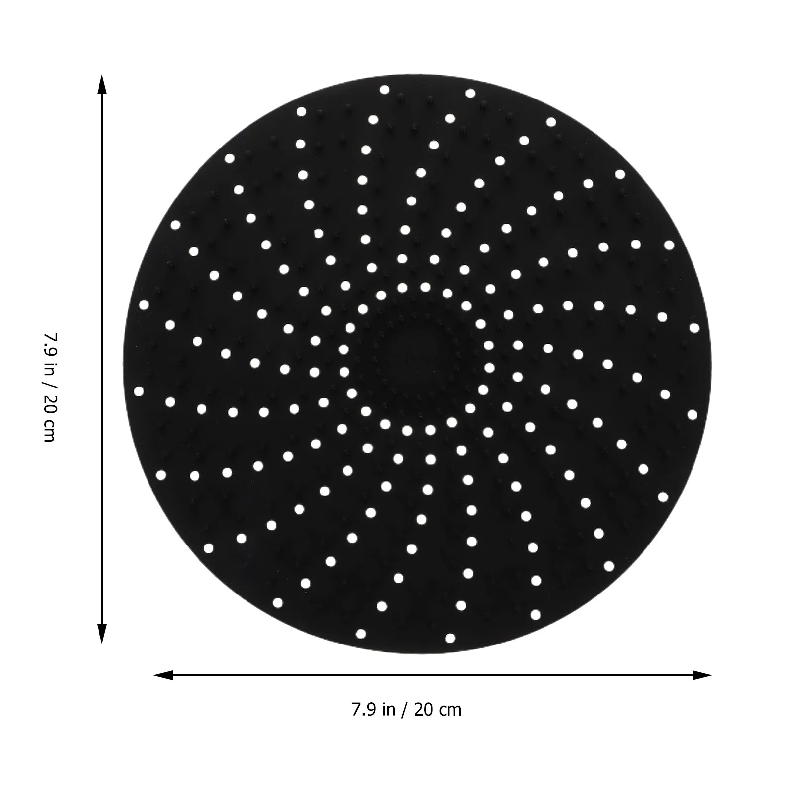 1 Peça Tapete de Silicone Reutilizável Perfurado Antiaderente para Fritadeira a Ar e Cozedura a Vapor, Acessório de Cozinha para Asas de Frango