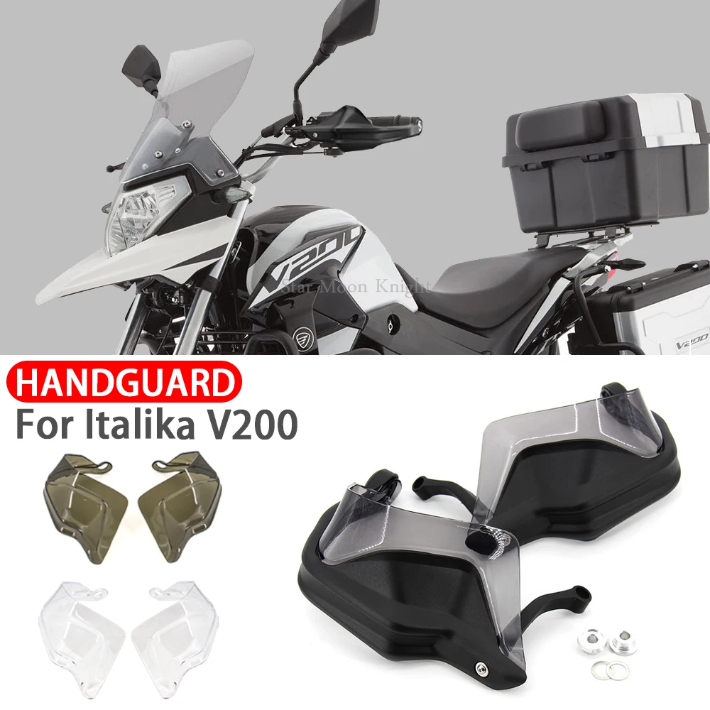 Motorcycle Accessories Handguard Shield Hand Guard Extension Protector Windshield For Italika V200 V 200