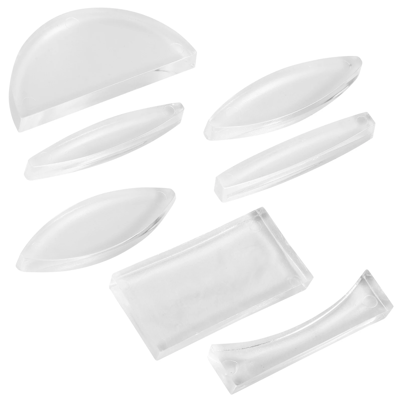 

7 Pcs Optical Lens Set Convex Concave Acrylic Physics Science Experiment Tools Transparent Lenses Refraction Reflection Lab