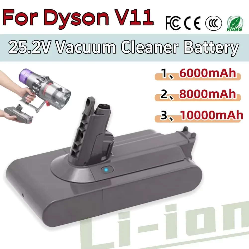 

SV14 Serie For Dyson Vacuum Cleaner 25.2V 10Ah Battery Fluffy V11 Absolute Extra V11 Absolute V11 Animal 970145-02 Battery