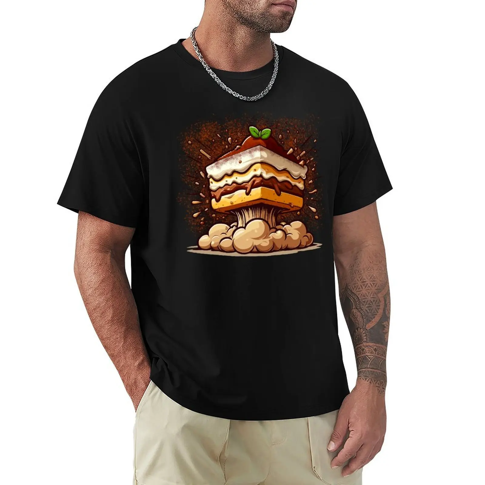 Exploding Tiramisu T-Shirt t shirt for man T-Shirt