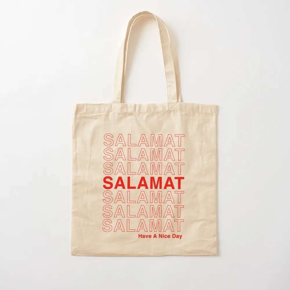 Salamat Have a Nice Day - Filipino Tagalog Thank You Tote Bag cute tote bag personalized tote bag Handbags women
