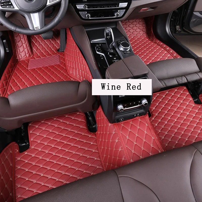 

Прочные индивидуальные кожаные цветные автомобильные коврики для Ford Galaxy Gen2 2007-2014, автозапчасти для салона