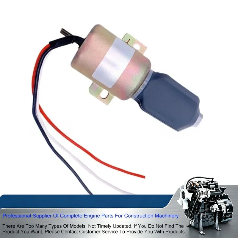 SA-4735-24 Fuel Shutdown Solenoid Valve For Hyundai R200-5 R200-5E Excavator